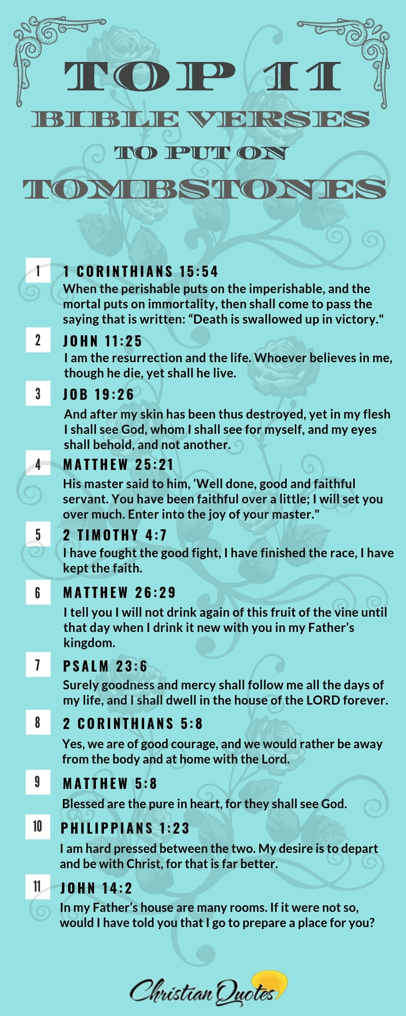 Top 11 Bible Verses To Put On Tombstones ChristianQuotes info