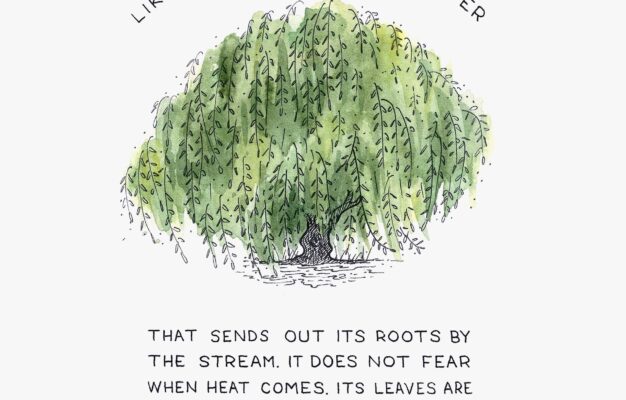 Tree Planted By Water Jeremiah 17 8 Scripture Art Print Painted Verses