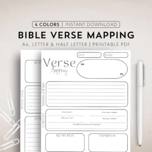 Verse Mapping Template Bible Verse Mapping Printable Bible Study Digital Verse Map Journal Scripture Mapping Study Guide Bible Note Tools Etsy Australia
