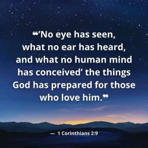 Verse Of The Day 1 Corinthians 2 9