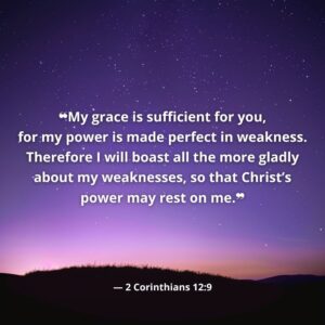 Verse Of The Day 2 Corinthians 12 9
