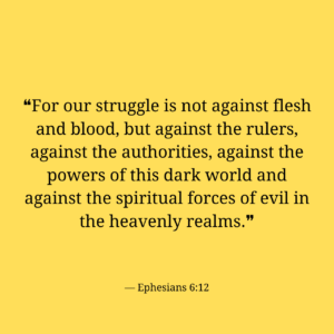 Verse Of The Day Ephesians 6 12