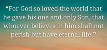 Verse Of The Day John 3 16
