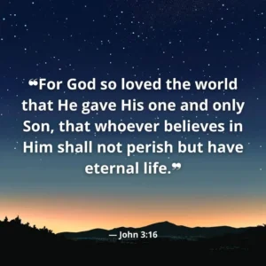 Verse Of The Day John 3 16