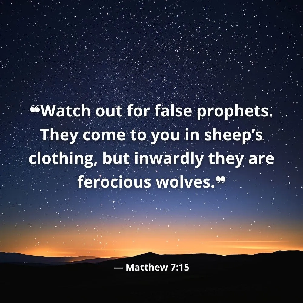Bible Quote About False Prophets