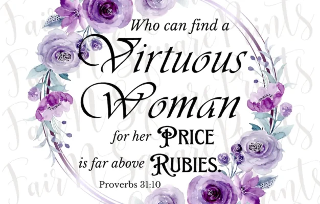 Virtuous Woman Proverbs 31 10 PNG File With Floral Wreath digital Download Etsy