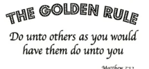VWAQ The Golden Rule Do Unto Others As You Would Have Them Do Unto You Matthew 7 12 Bible Scripture Christian Vinyl Wall Art Quote Walmart