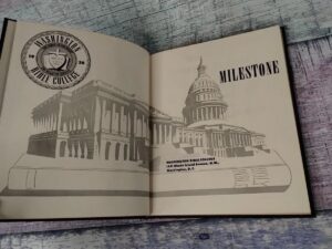 Washington Bible College Lanham Maryland Milestone 1963 25th Anniversary Book EBay