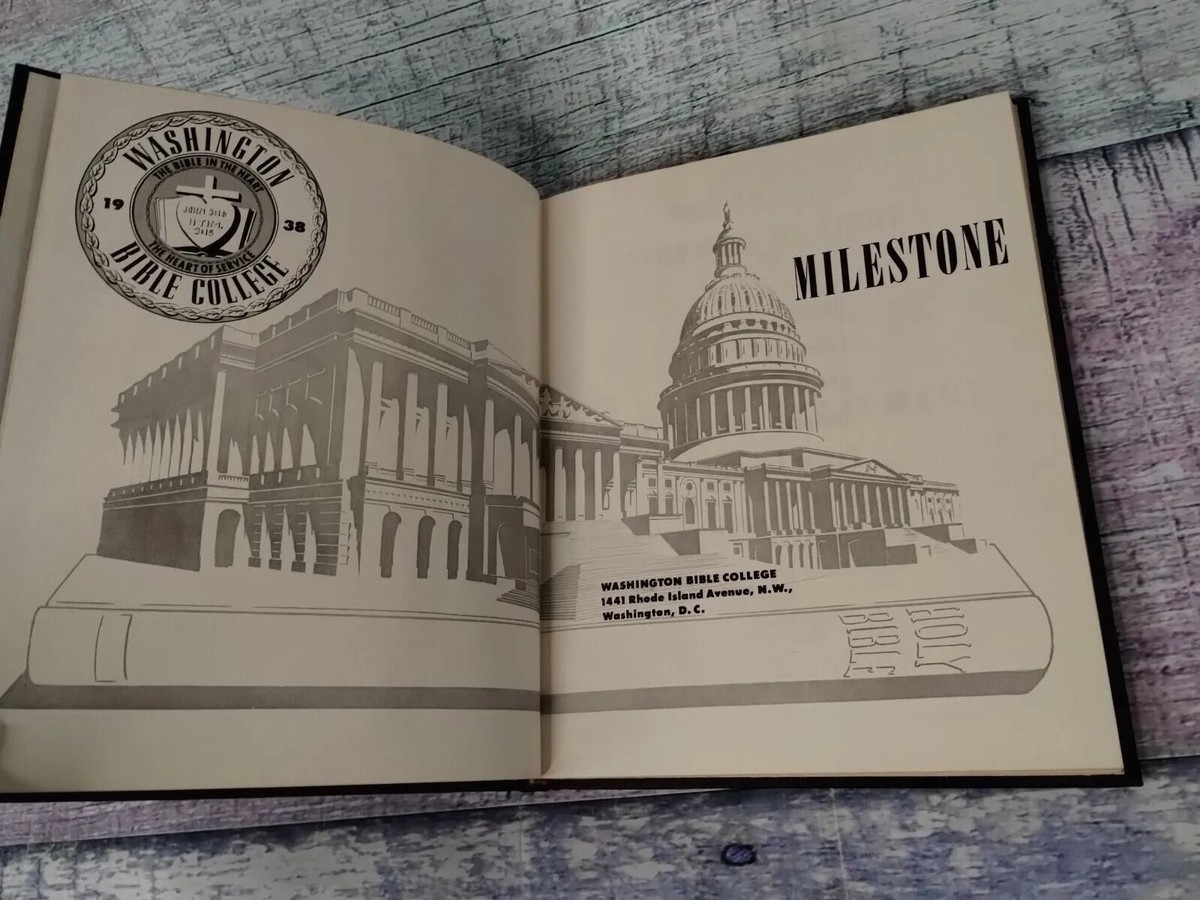 Washington Bible College Lanham Maryland Milestone 1963 25th Anniversary Book EBay
