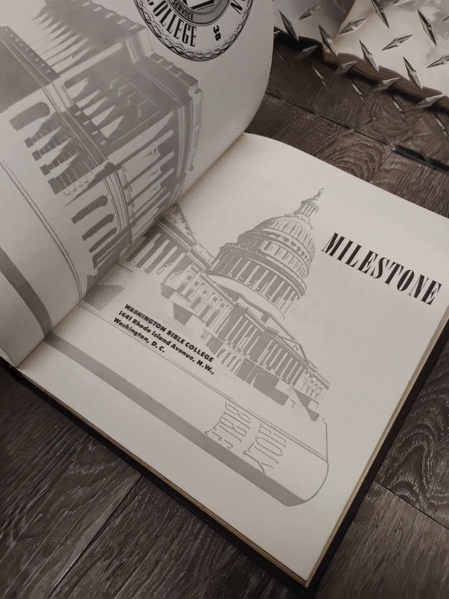 Washington Bible College Lanham Maryland Milestone 1963 25th Anniversary Book EBay