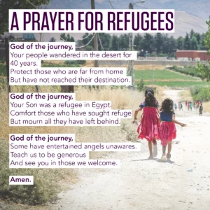 Weekly Devotion What Does The Bible Say About Welcoming Refugees Embrace The Middle East
