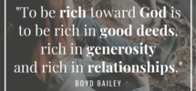 What Does It Mean To Be Rich Toward God Wisdom Hunters