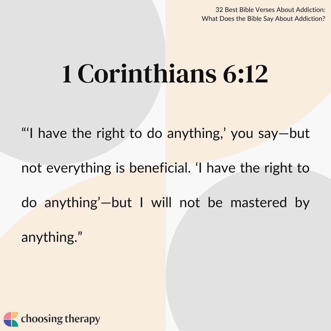 What Does The Bible Say About Addiction 
