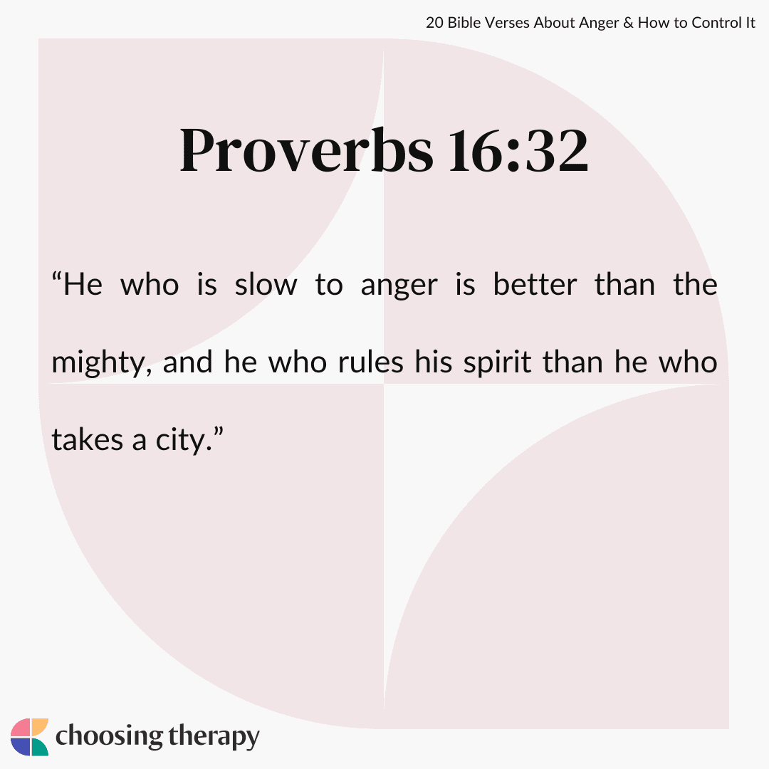 What Does The Bible Say About Anger 
