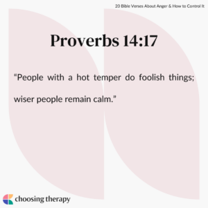 What Does The Bible Say About Anger