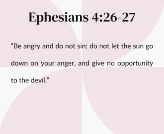 What Does The Bible Say About Anger