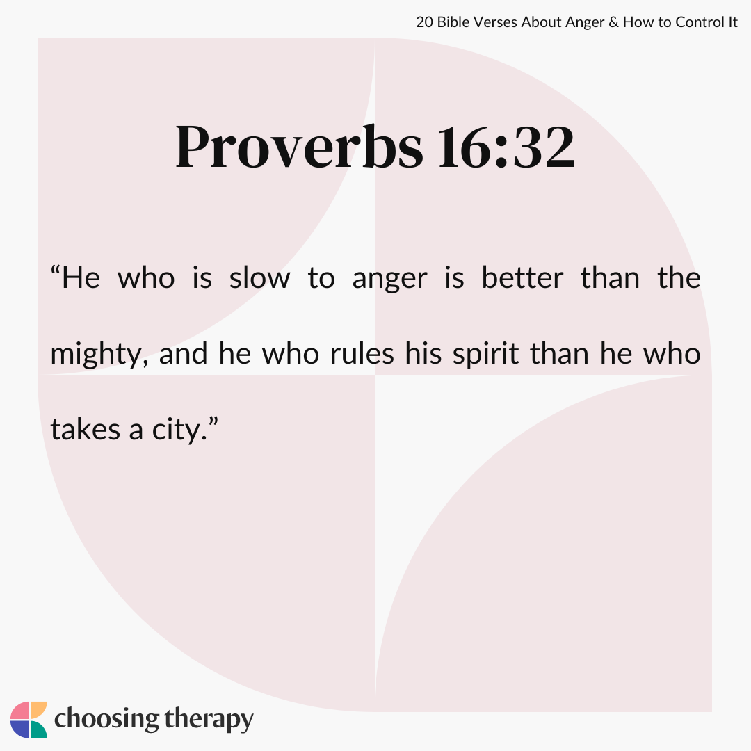 What Does The Bible Say About Anger 