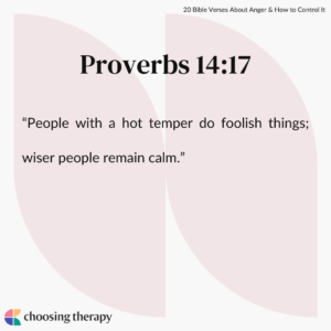 What Does The Bible Say About Anger