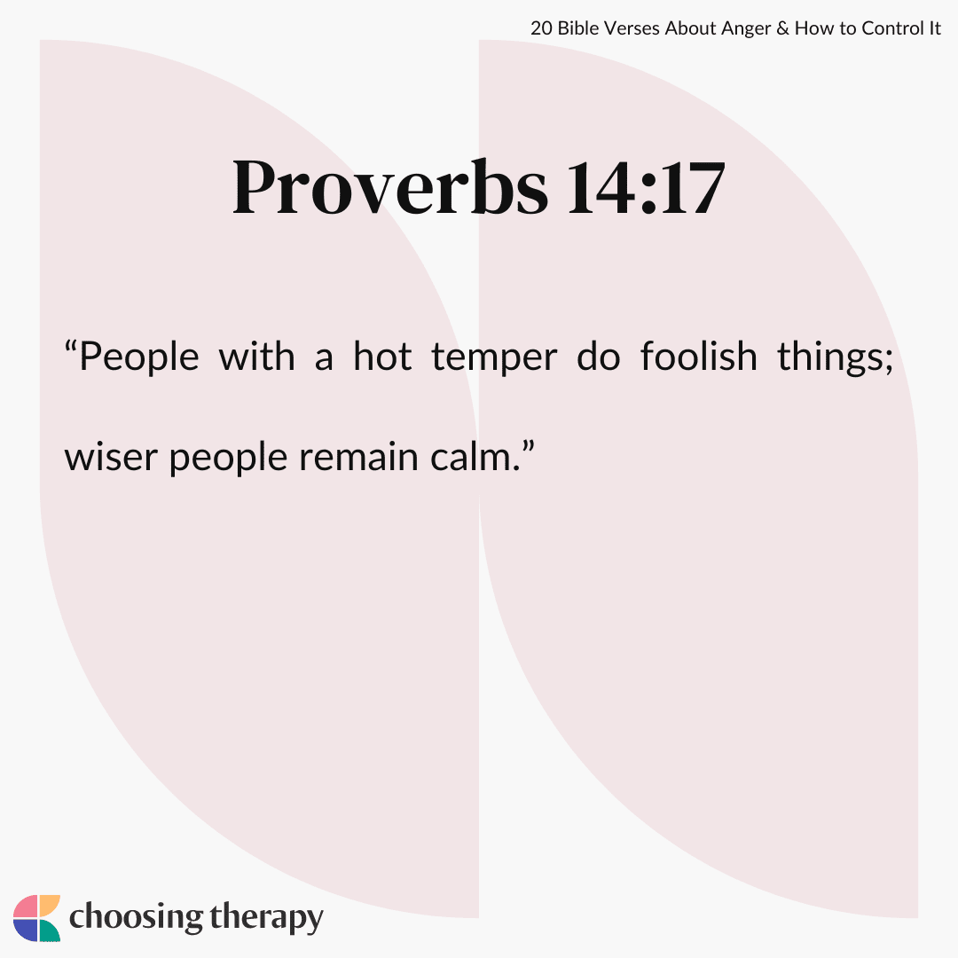 What Does The Bible Say About Anger 