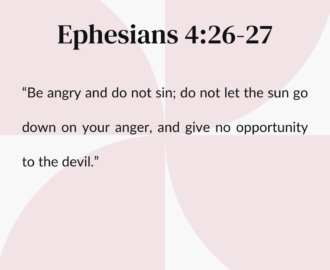 What Does The Bible Say About Anger