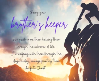 What Does The Bible Say About Being My Brother s Keeper Cups To Crowns