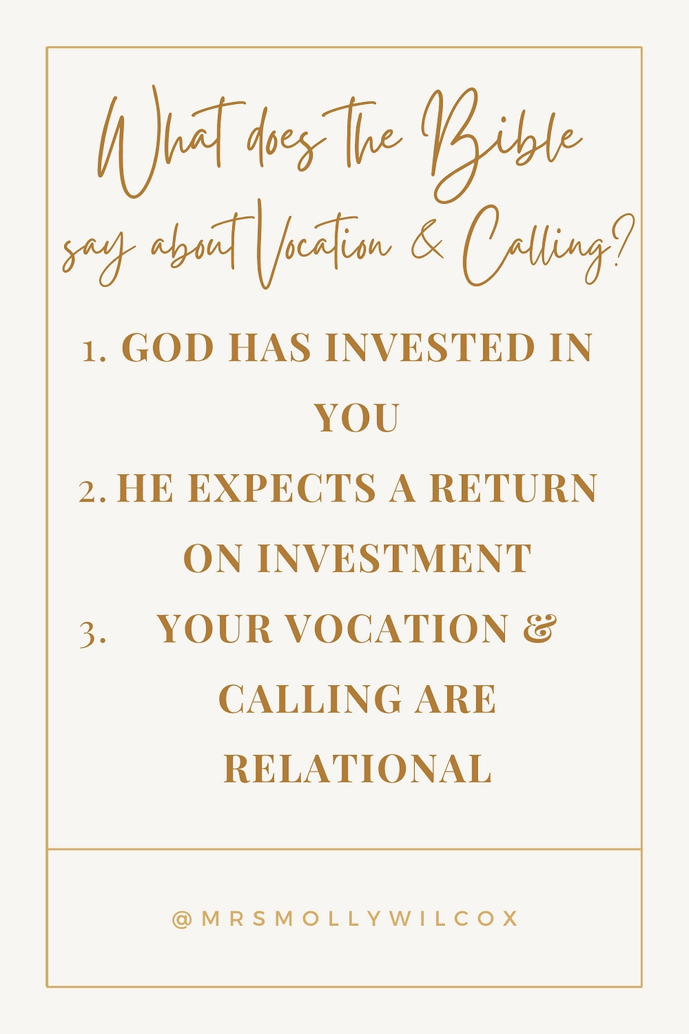 What Does The Bible Say About Calling Vocation 