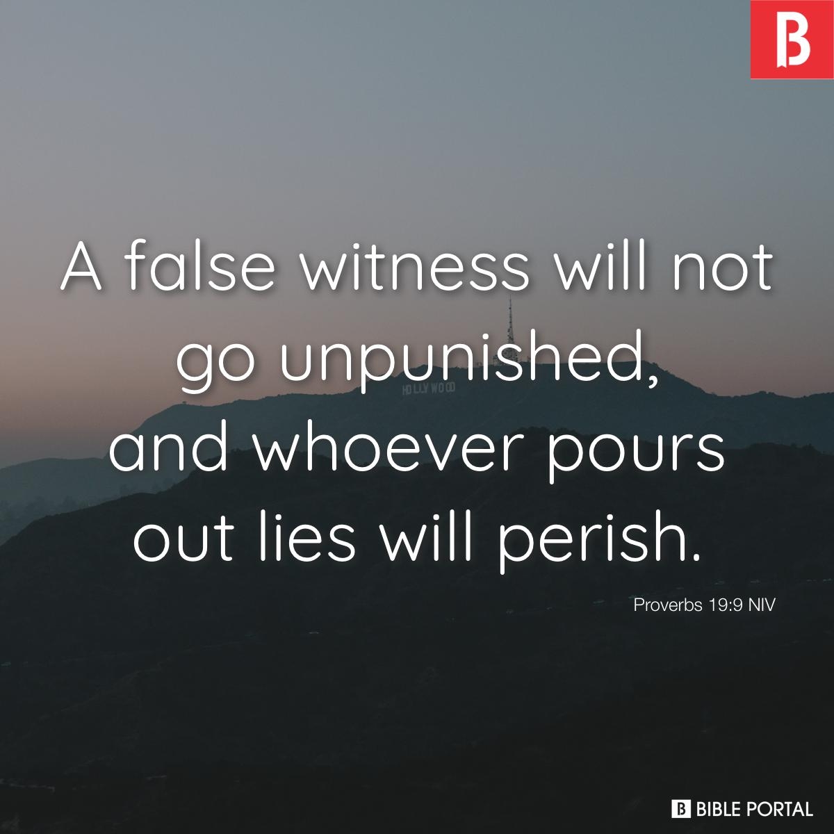What Does The Bible Say About Lying 