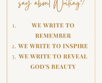 What Does The Bible Say About Writing