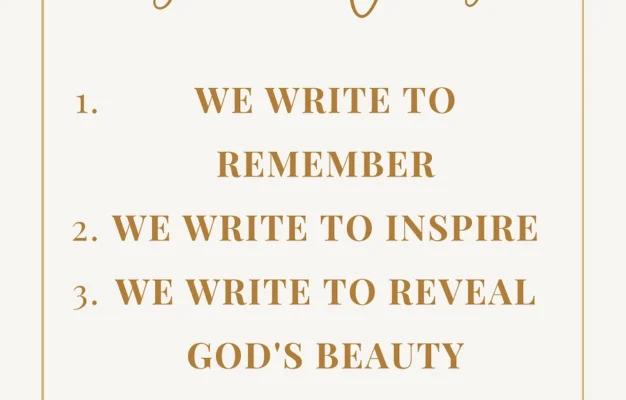 What Does The Bible Say About Writing
