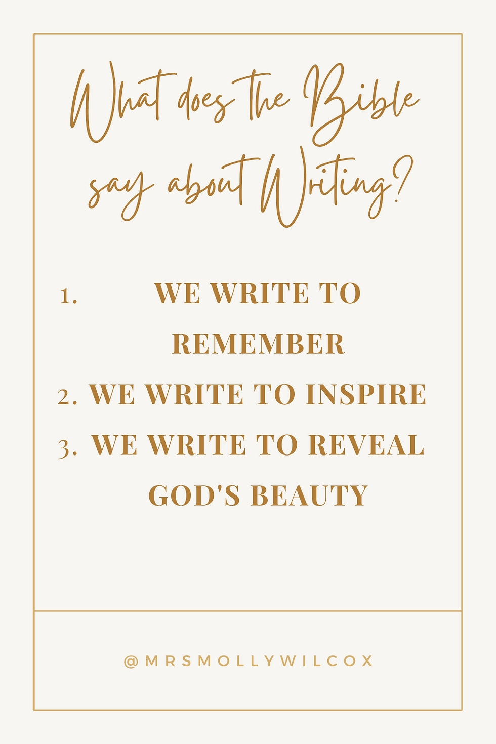 What Does The Bible Say About Writing 