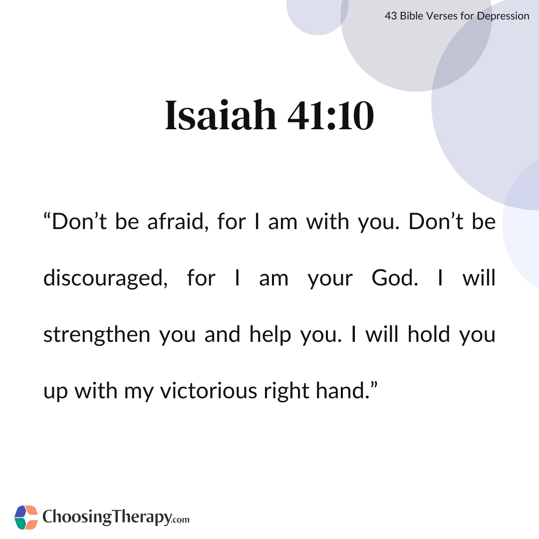 What The Bible Says About Depression 43 Bible Verses For Depression