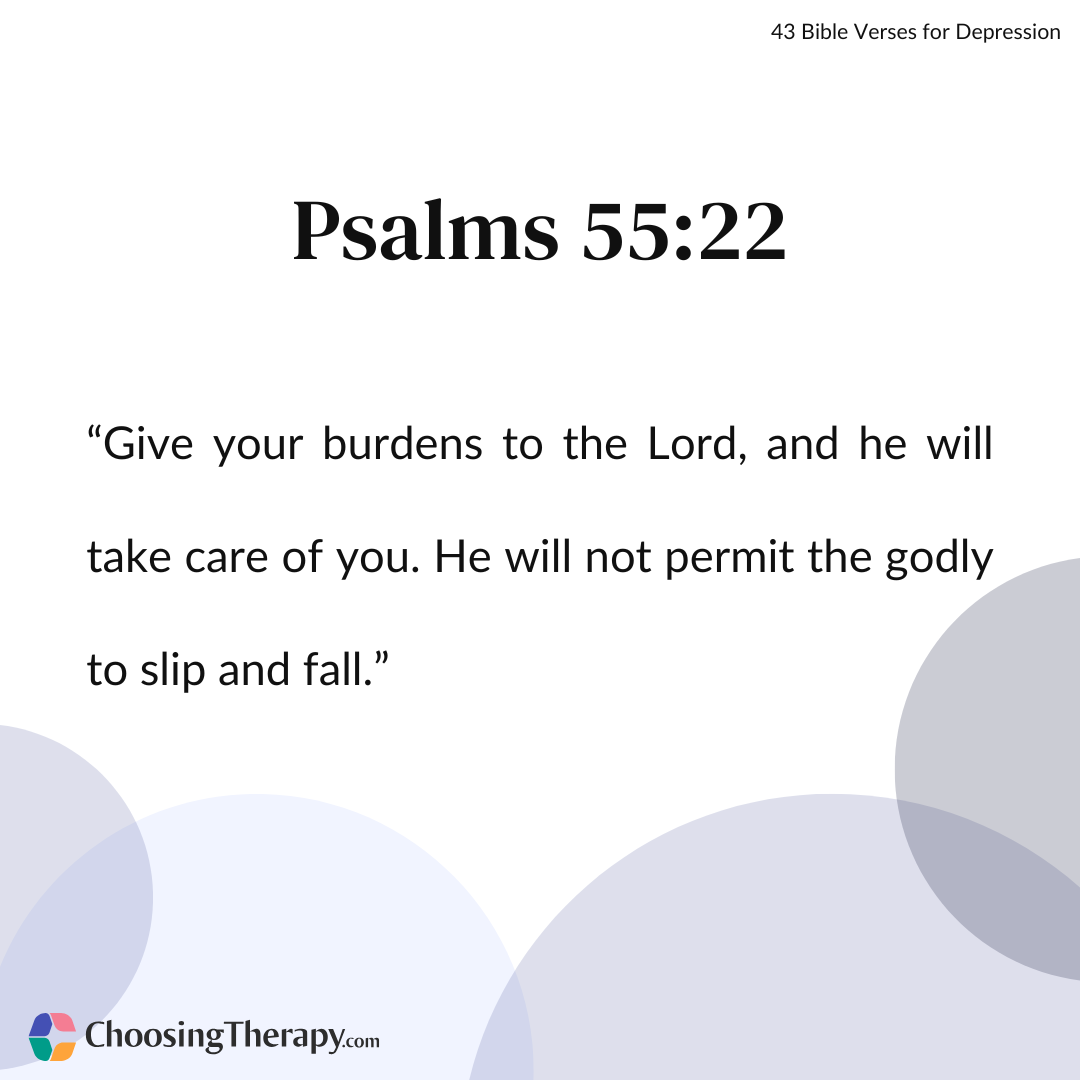 What The Bible Says About Depression 43 Bible Verses For Depression