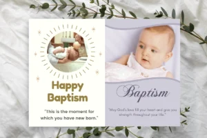 What To Write In A Baptism Card 41 Baptism Card Messages Fotor