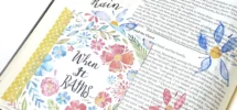 When It Rains Free Bible Journaling Printable Dots Dust