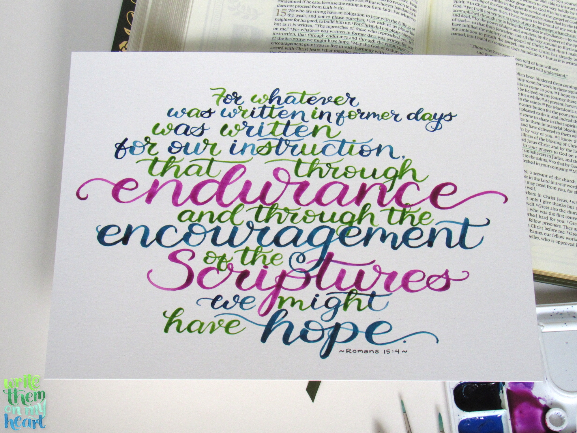 Why I Champion Scripture Writing Write Them On My Heart