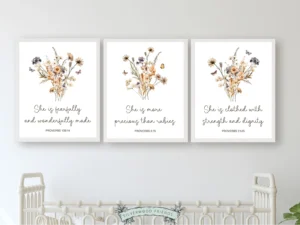Wildflower Bible Verse Print Silverwood Friends