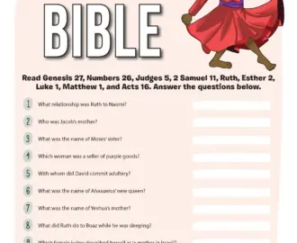 Women Of The Bible Quiz PDF Bible Pathway Adventures