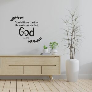 Works Of God Job Bible Quote Vinyl Wall Art Sticker For Room Home Decals EBay