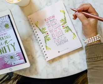 WWP Scripture Spiral Notebook With Lined Pages Walking With Purpose