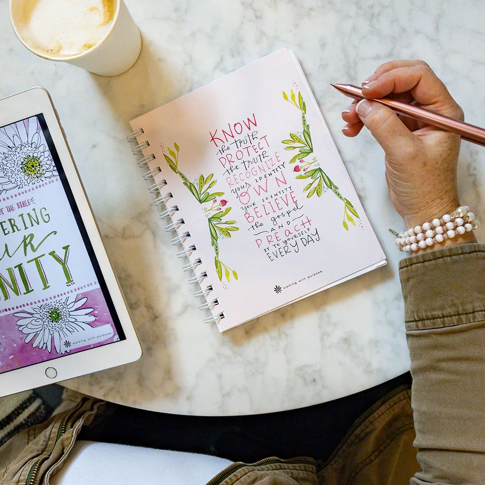 WWP Scripture Spiral Notebook With Lined Pages Walking With Purpose