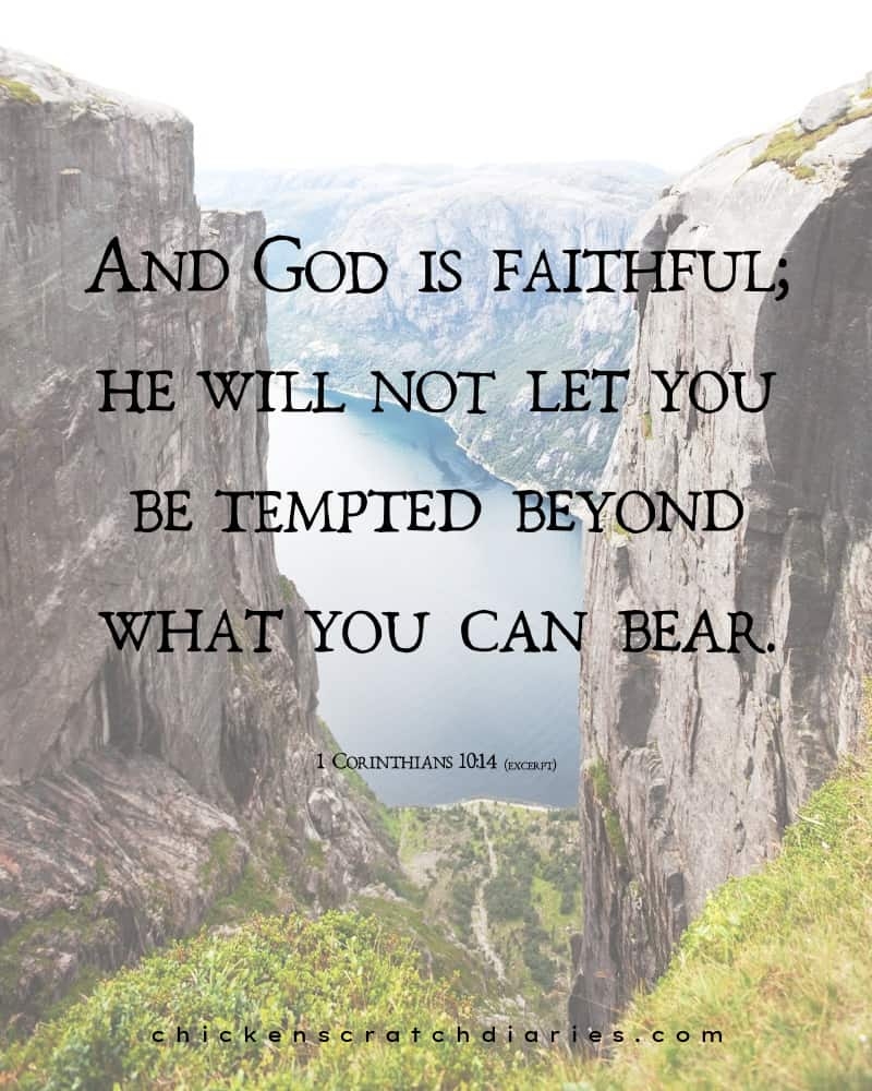Yes God Is Faithful Verses That Remind Us It s True Chicken Scratch Diaries