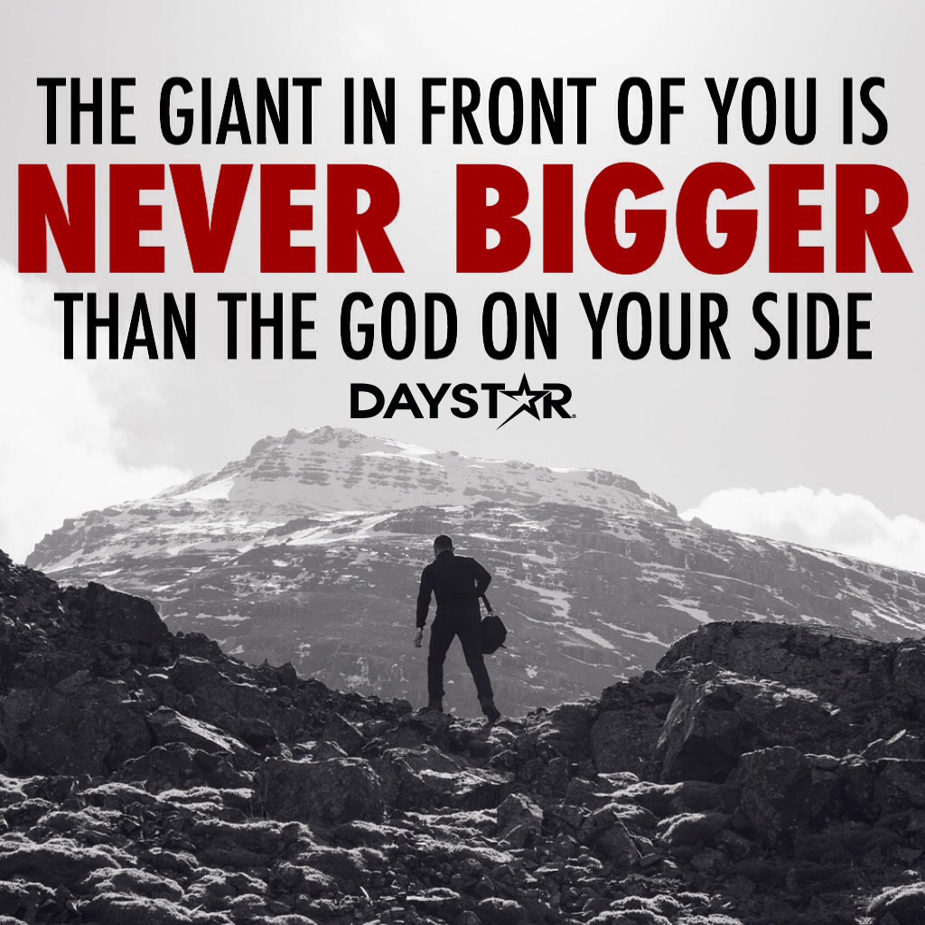 Your Giant Will Never Be Bigger Than Your God Daily Dose With Dr Shermaine