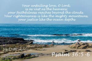 Your Justice Is Like The Ocean Depths